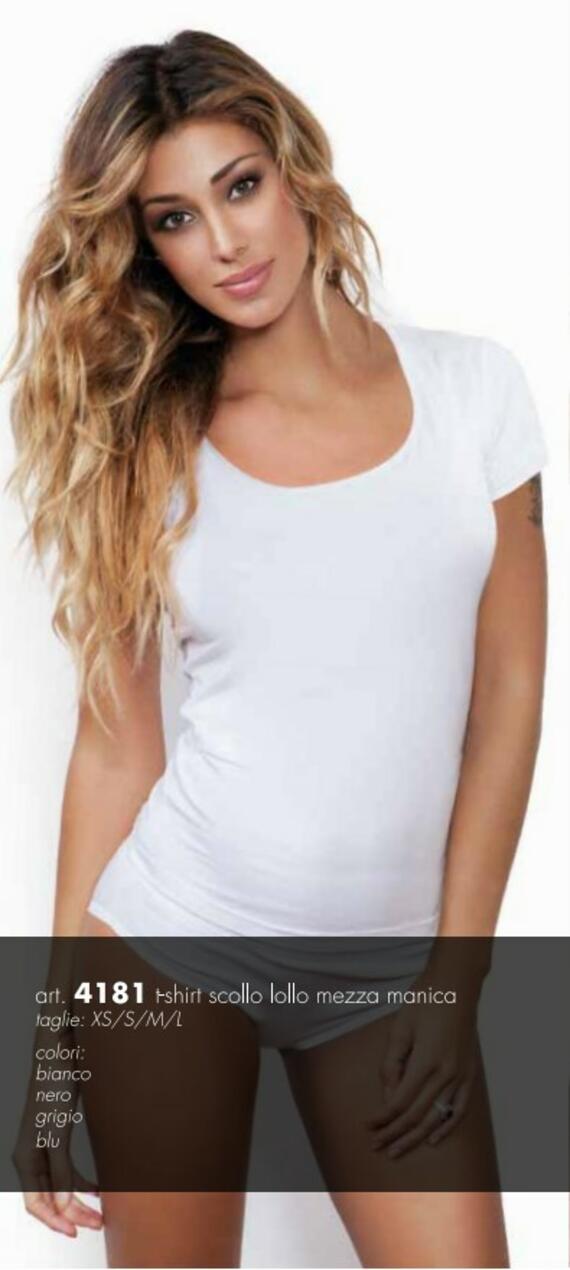 - 4181 T-SHIRT M/M DONNA MICROMODAL